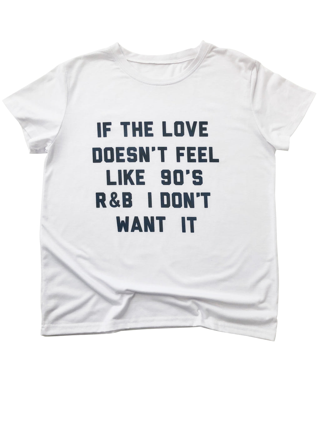 90's Love Shirt in White - Trunk Series