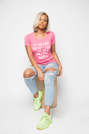 90's Love Shirt in Pink - Trunk Series
