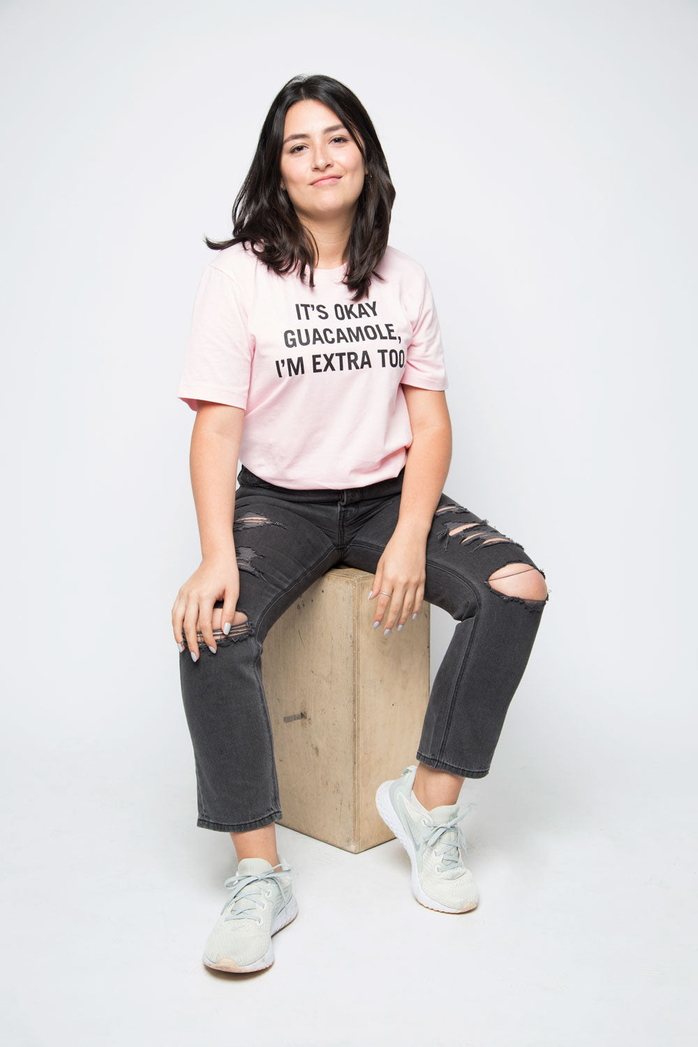 Extra Guac Shirt in Pink - Trunk Series