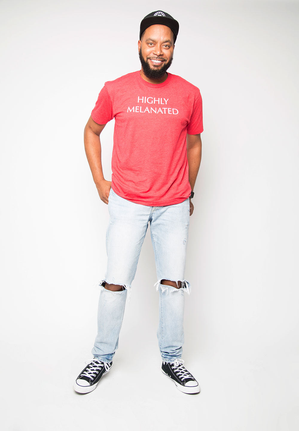 Highly Melanated Shirt in Red - Trunk Series