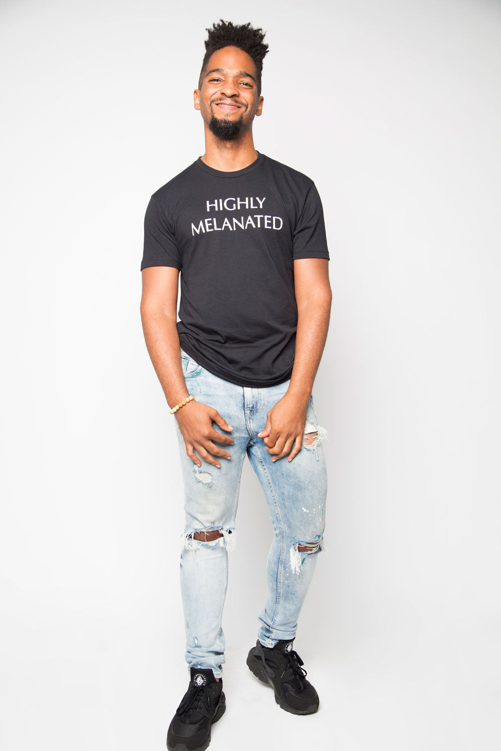 Highly Melanated Shirt in Black - Trunk Series