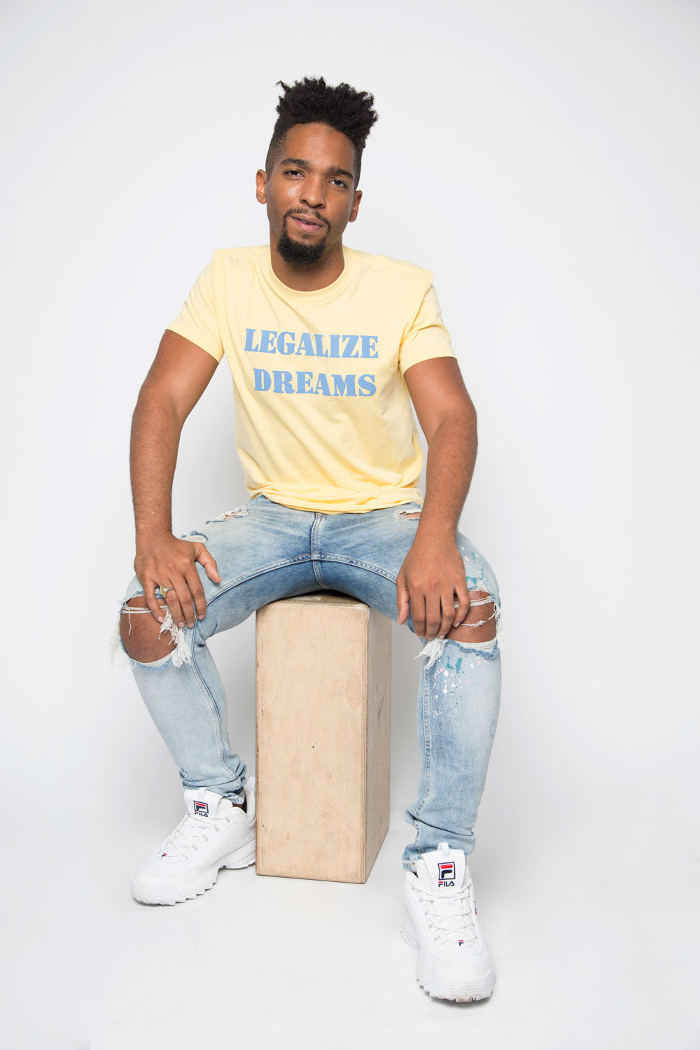 Legalize Dreams Shirt in Banana Cream - Trunk Series