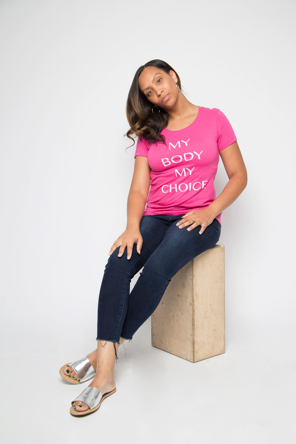 My Body My Choice Shirt in Pink - Trunk Series