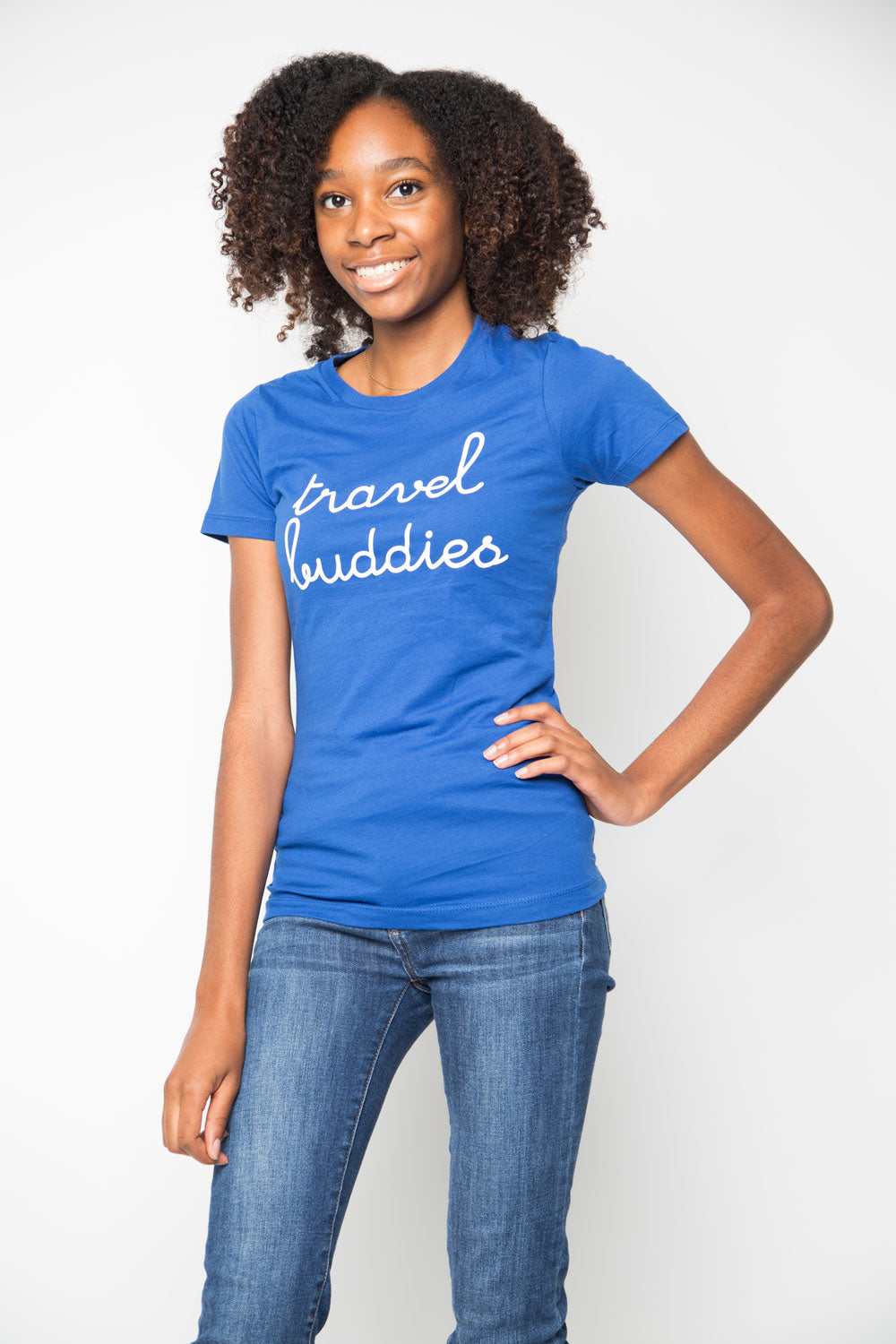 Travel Buddies Shirt in Blue - Trunk Series