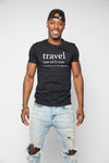 Travel Definition Shirt in Black - Trunk Series