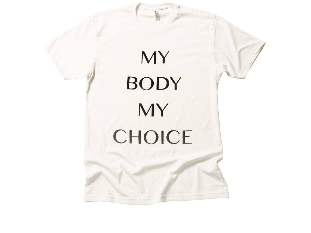 My Body My Choice Shirt in White - Trunk Series